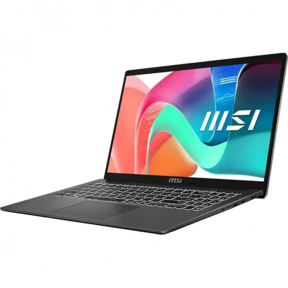Ноутбук MSI Modern 15 F1MXG-1278XRU (15.6&amp;quot;, IPS, Intel Core 7 150U 1.8ГГц, 10 ядер, 16ГБ DDR5, 512ГБ SSD, Intel Iris Xe Graphics, без ОС), серый в Великом Новгороде