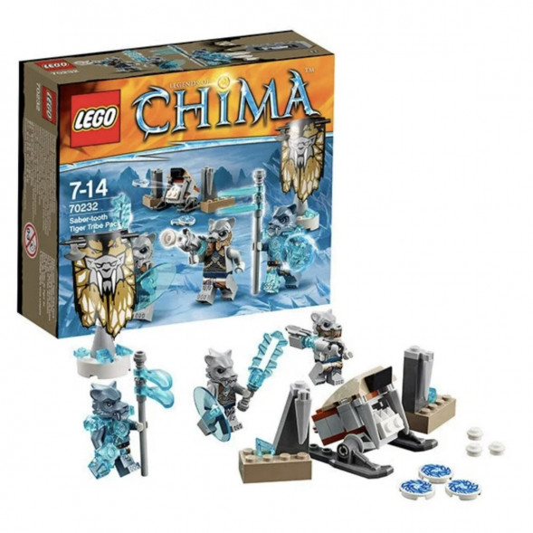 Конструктор LEGO Legends of Chima 70232 Лагерь клана Саблезубых Тигров в Великом Новгороде
