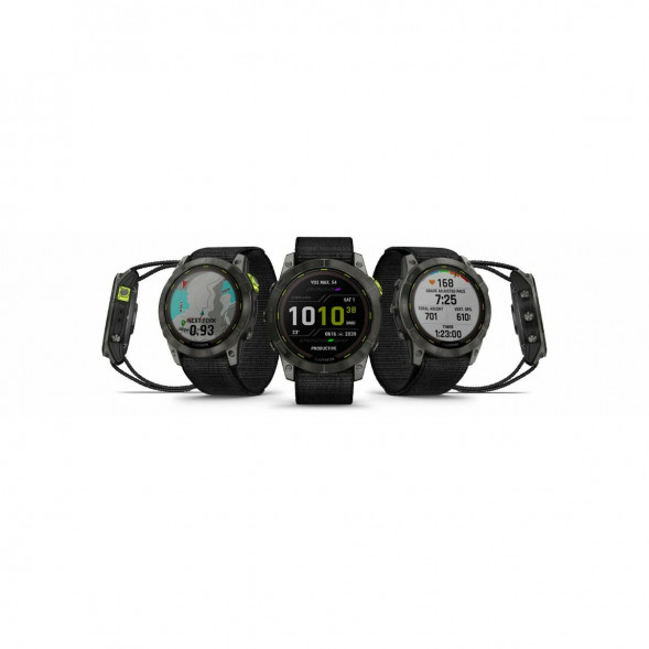 Умные часы Garmin Enduro 2 угольно-серый DLC титановый с нейлоновым ремешком UltraFit 010-02754-01 в Великом Новгороде