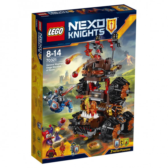 Конструктор LEGO Nexo Knights 70321 Роковое наступление Генерала Магмара в Великом Новгороде