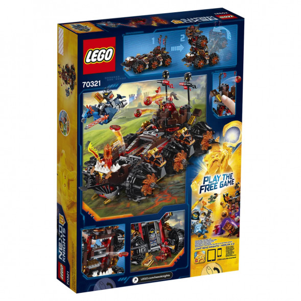 Конструктор LEGO Nexo Knights 70321 Роковое наступление Генерала Магмара в Великом Новгороде