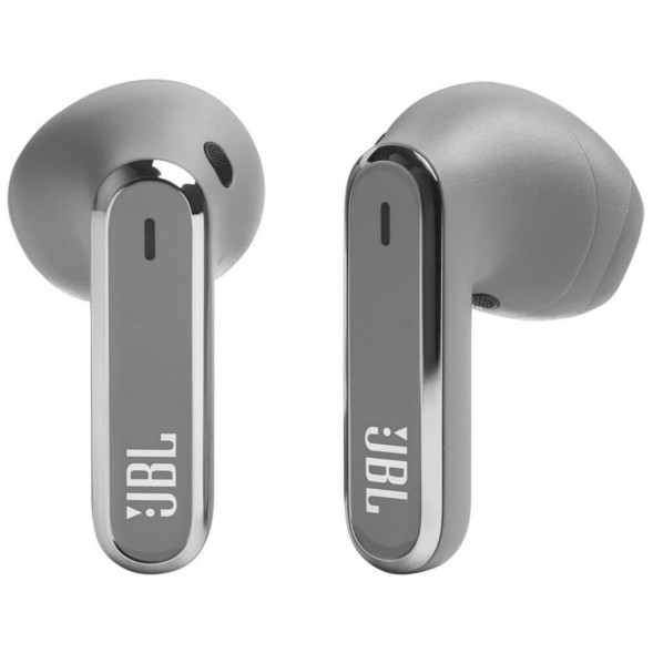 Беспроводные наушники JBL Live Flex, серебристый в Великом Новгороде