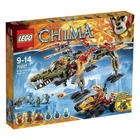 Конструктор LEGO Legends of Chima 70227 Спасение короля Кроми в Великом Новгороде