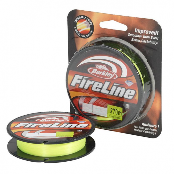 Леска Berkley FireLine 0,1mm 5,9kg 270m, Flame Green (зелёный неон) в Великом Новгороде