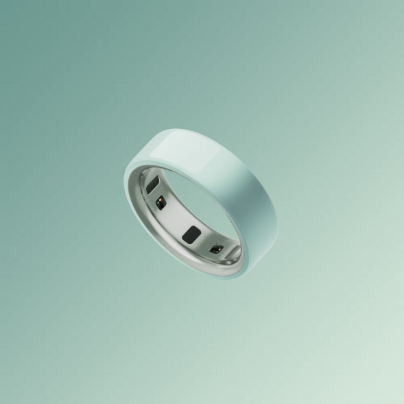 Умное кольцо Oura Ring 4 Ceramic (размер 14), Морской прилив/Tide в Великом Новгороде