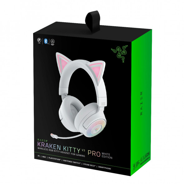 Наушники Razer Kraken Kitty V3 Pro Белый 2025 в Великом Новгороде