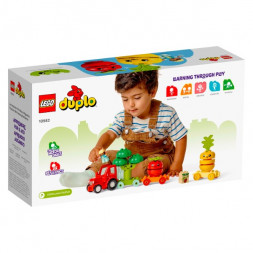 Конструктор LEGO DUPLO 10982 Трактор для перевозки овощей и фруктов