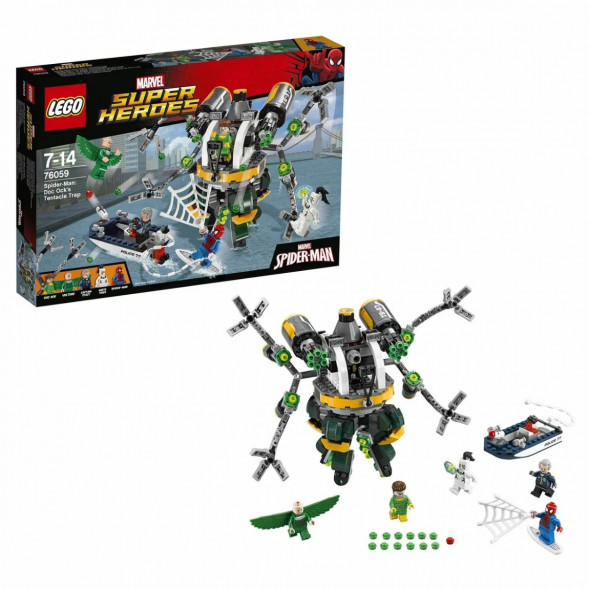 Конструктор LEGO Super Heroes 76059 Человек-паук: в ловушке Доктора Осьминога в Великом Новгороде