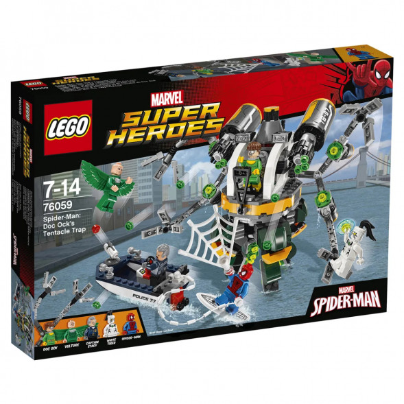 Конструктор LEGO Super Heroes 76059 Человек-паук: в ловушке Доктора Осьминога в Великом Новгороде