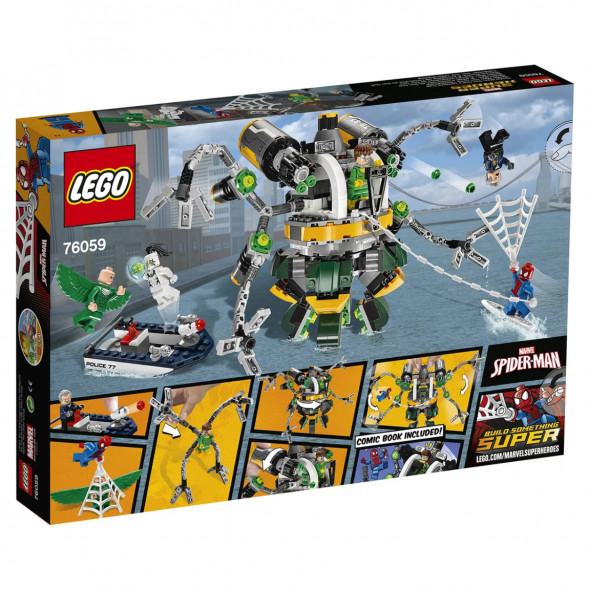 Конструктор LEGO Super Heroes 76059 Человек-паук: в ловушке Доктора Осьминога в Великом Новгороде