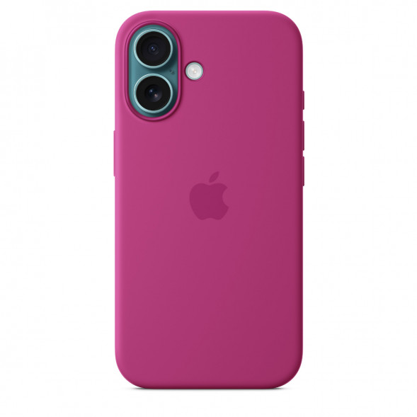 Чехол Apple для iPhone 16 Silicone MagSafe, Fuchsia (MYY53ZM/A) в Великом Новгороде
