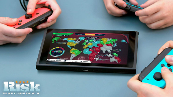 Игра Hasbro Game Night: Monopoly+Risk+Trivial Pursuit [Nintendo Switch, русские субтитры] в Великом Новгороде