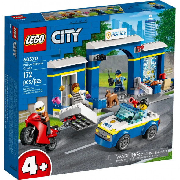 Конструктор LEGO City 60370 Побег из полицейского участка в Великом Новгороде
