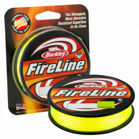 Леска Berkley FireLine 0,20mm 13,2kg 270m, Flame Green (желтый неон) в Великом Новгороде