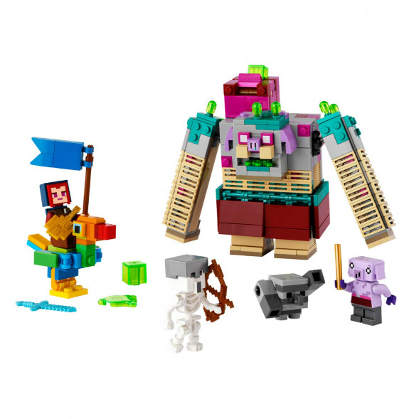 Конструктор LEGO Minecraft 21257 Схватка с Пожирателем в Великом Новгороде