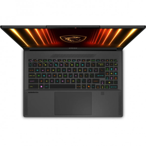 Ноутбук игровой MSI Stealth 16 AI A2HWFG-086XRU (16&amp;quot;, Intel Core Ultra 7, 32ГБ, 1ТБ SSD, RTX 5060, FreeDOS), черный в Великом Новгороде