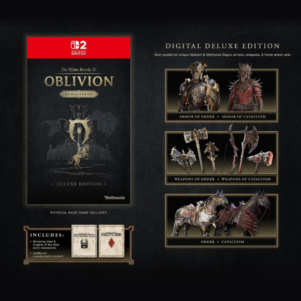 Игра The Elder Scrolls IV: Oblivion Remastered. Deluxe Edition [Nintendo Switch 2, английская версия] в Великом Новгороде