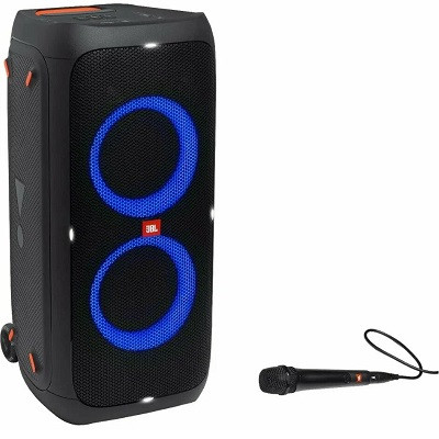 Портативная акустика JBL Partybox 310 + микрофон, 240 Вт, black в Великом Новгороде