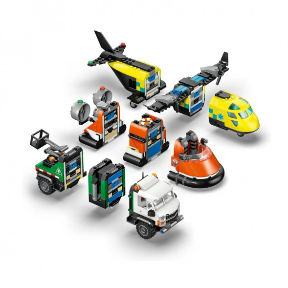 Конструктор LEGO City 60505 Самолет, сервисный грузовик и судно на воздушной подушке в Великом Новгороде
