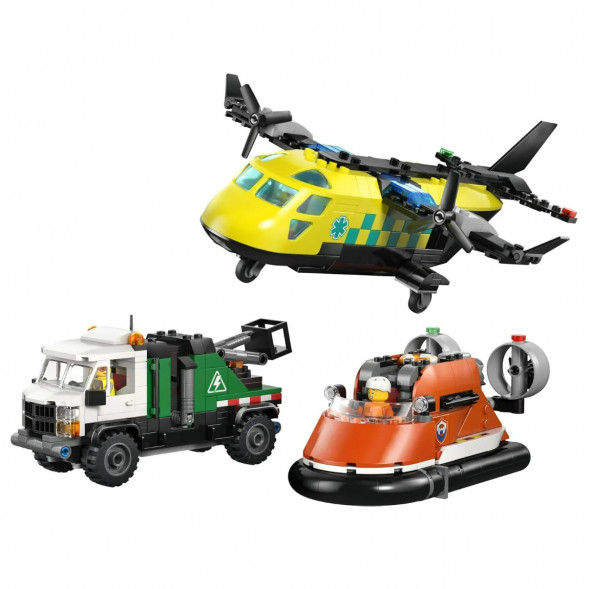 Конструктор LEGO City 60505 Самолет, сервисный грузовик и судно на воздушной подушке в Великом Новгороде