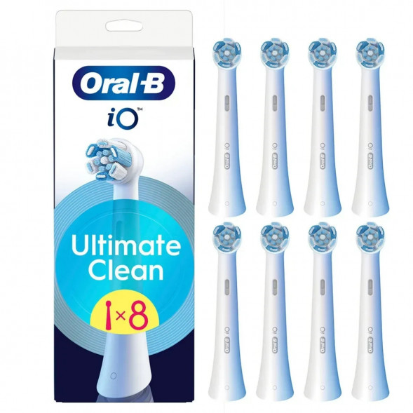 Сменные насадки Oral-B iO Series Ultimate Clean 360, 8 шт., белый в Великом Новгороде