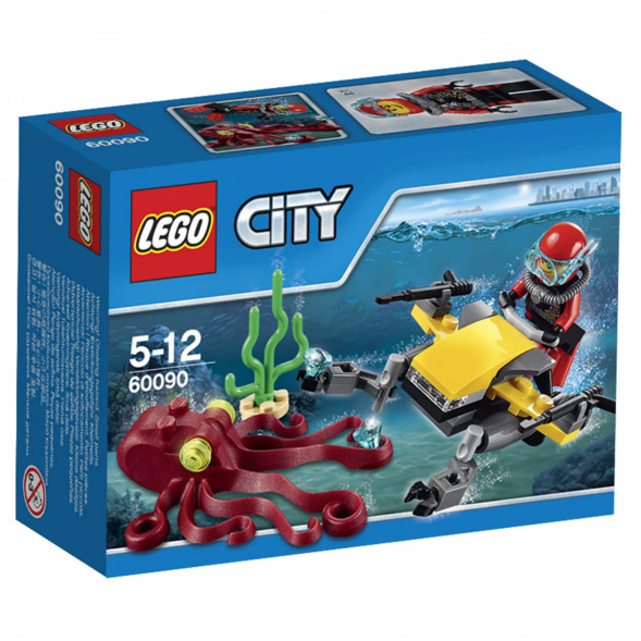 Конструктор LEGO City Deep Sea Explorers 60090 Глубоководный скутер в Великом Новгороде