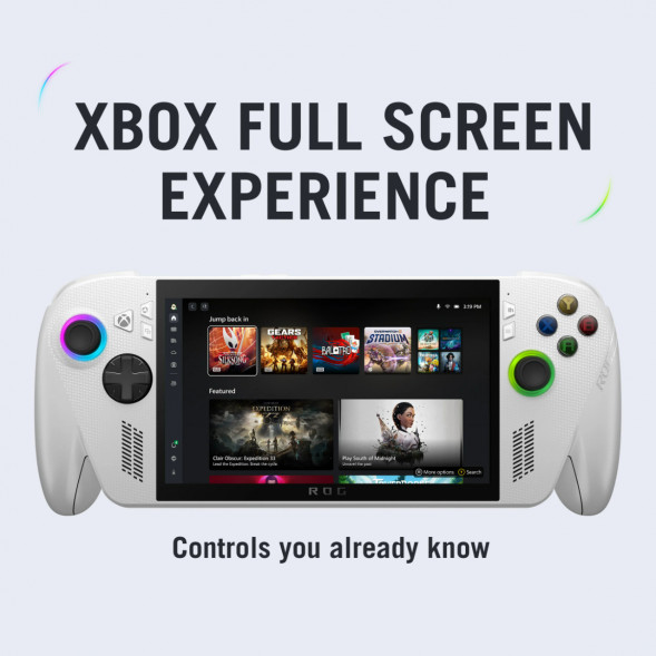 Портативная игровая консоль Asus Rog Ally Xbox 16GB/512GB Z2A, White в Великом Новгороде