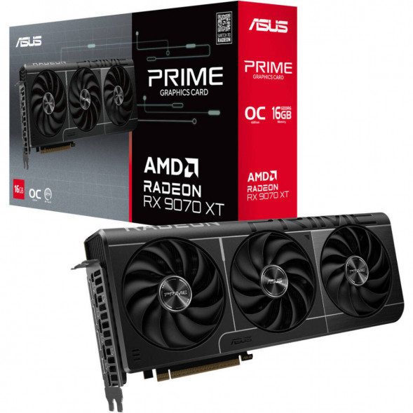 Видеокарта ASUS Radeon RX 9070 XT Prime OC 16Gb (PRIME-RX9070XT-O16G) в Великом Новгороде