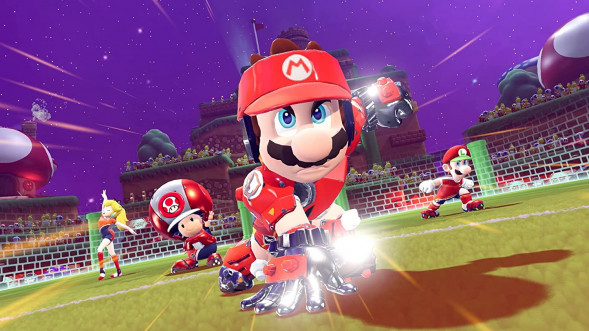 Игра Mario Strikers Battle League для Nintendo Switch, картридж в Великом Новгороде