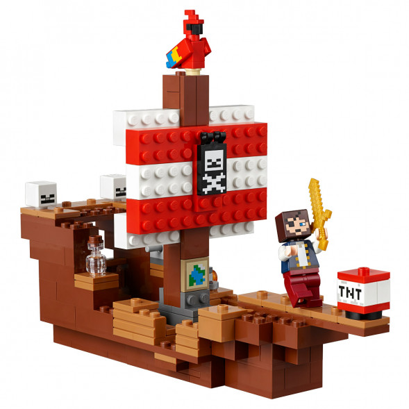 Конструктор LEGO Minecraft 21152 Приключения на пиратском корабле в Великом Новгороде