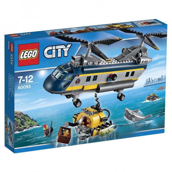 Конструктор LEGO City Deep Sea Explorers 60093 Вертолет исследователей моря в Великом Новгороде