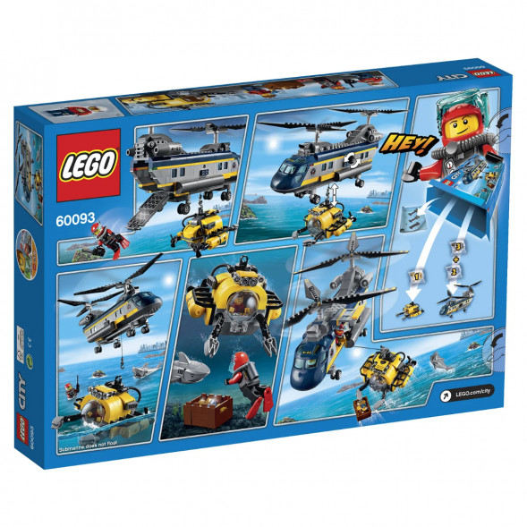 Конструктор LEGO City Deep Sea Explorers 60093 Вертолет исследователей моря в Великом Новгороде