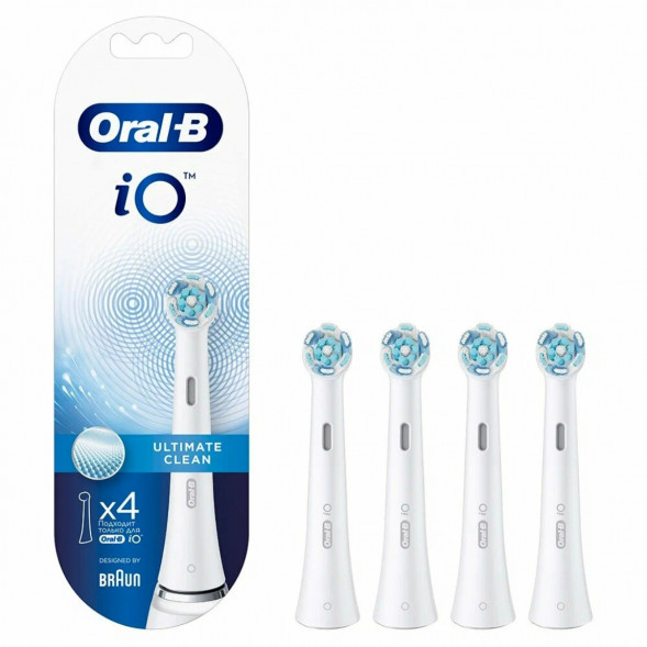 Насадка для электрической зубной щетки Oral-B iO Ultimate Clean White, 4 шт. в Великом Новгороде