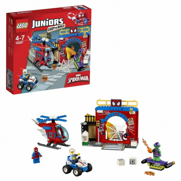Конструктор LEGO Juniors 10687 Убежище Человека-паука в Великом Новгороде