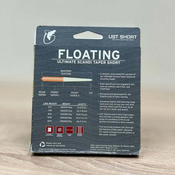 Рыболовная леска Scientific Anglers UST Short St-9/10-f Floating 125000 в Великом Новгороде