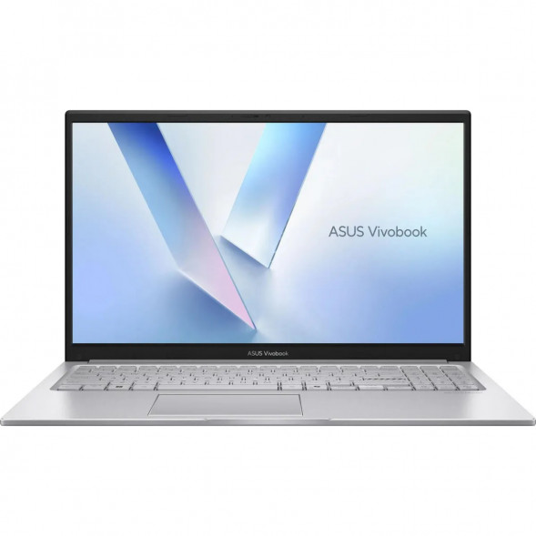 Ноутбук ASUS Vivobook 15 X1504MA-BQ224 (15.6&amp;quot;, IPS, Intel Core 5 320 1.5ГГц, 6 ядер, 8ГБ DDR5, 512ГБ SSD, Intel Graphics, без ОС), серебристый в Великом Новгороде