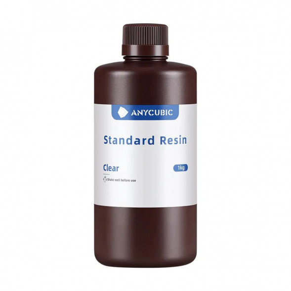 Фотополимерная смола Anycubic Standard Resin для 3D принтера Прозрачная (Clear), 1 кг в Великом Новгороде