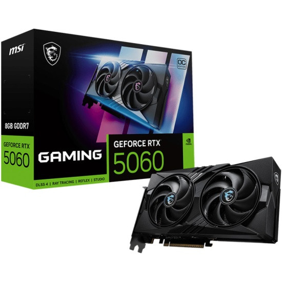Видеокарта MSI RTX 5060 8 ГБ RTL (RTX 5060 8G GAMING OC) в Великом Новгороде