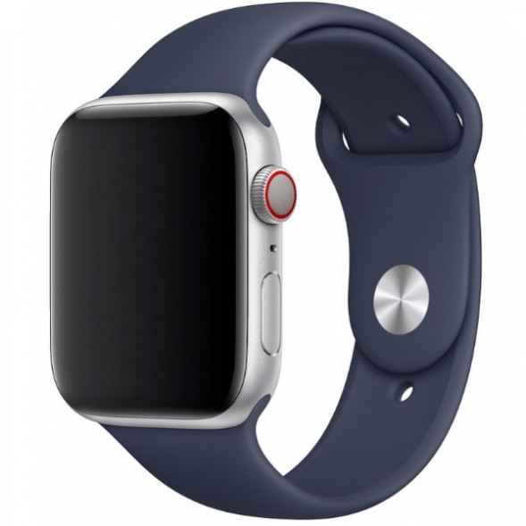 Ремешок для Apple Watch 44mm Midnight Blue Sport Band (MTPX2ZM/A), тёмно-синий в Великом Новгороде