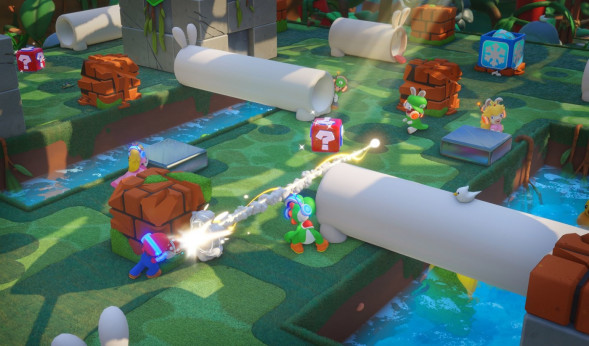 Игра Mario Rabbids: Kingdom Battle. Gold Edition [Nintendo Switch, английская версия] в Великом Новгороде