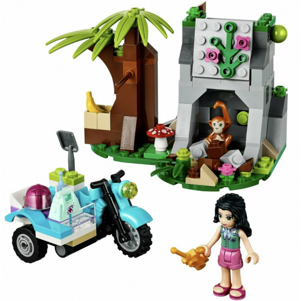 Конструктор LEGO Friends 41032 Джунгли: Мотоцикл скорой помощи в Великом Новгороде