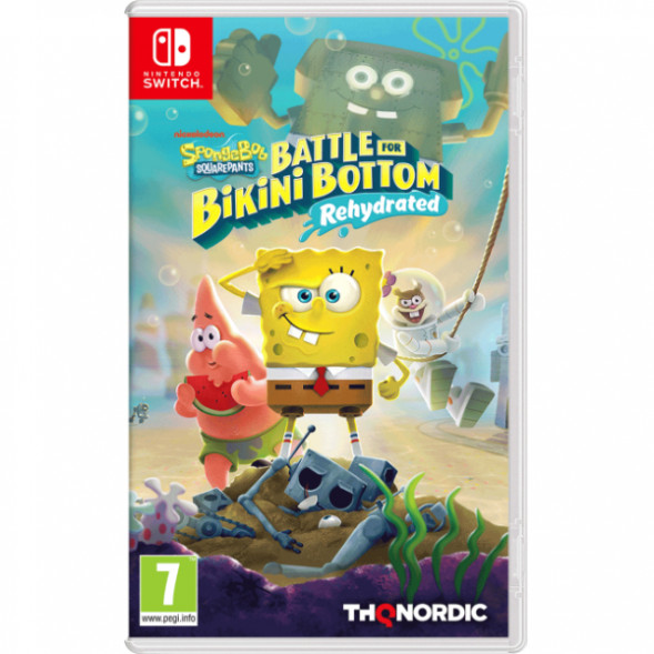 Игра SpongeBob SquarePants: Battle for Bikini Bottom - Rehydrated [Nintendo Switch, русские субтитры] в Великом Новгороде