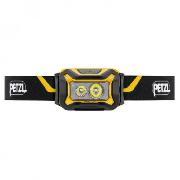 Налобный фонарь Petzl ARIA 2R, черно - желтый в Великом Новгороде