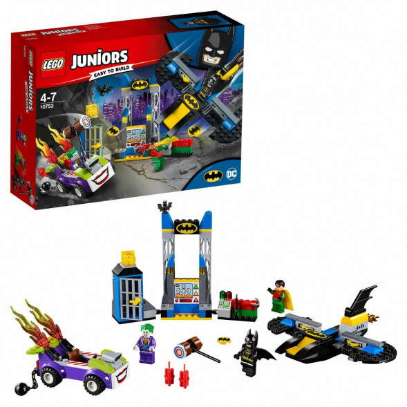 Конструктор LEGO Juniors 10753 Нападение Джокера на Бэтпещеру в Великом Новгороде