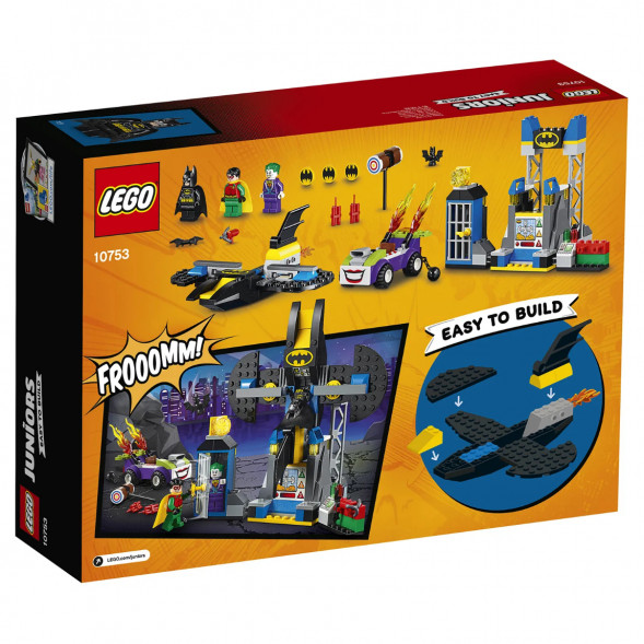 Конструктор LEGO Juniors 10753 Нападение Джокера на Бэтпещеру в Великом Новгороде