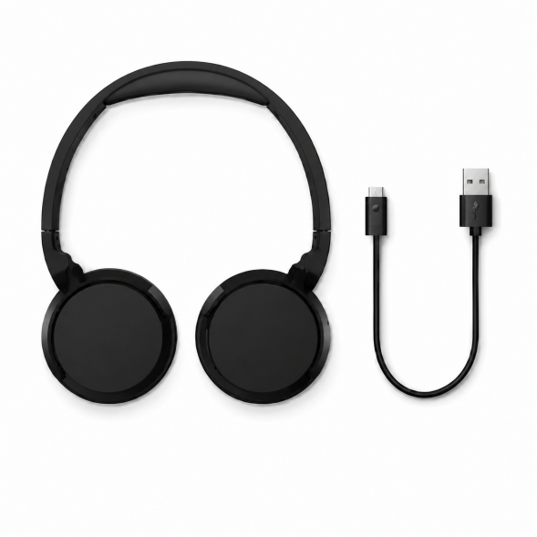 Беспроводные наушники Philips TAH3209 BK, черный в Великом Новгороде