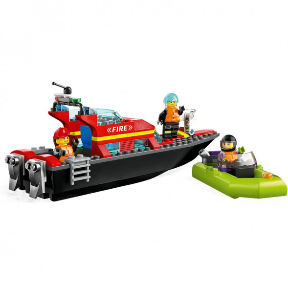 Конструктор LEGO City 60373 &amp;quot;Пожарно-спасательная лодка&amp;quot;, 144 деталей в Великом Новгороде