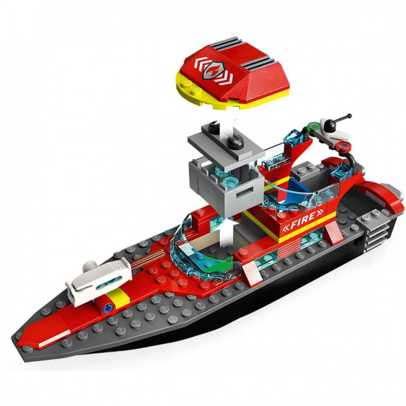 Конструктор LEGO City 60373 &amp;quot;Пожарно-спасательная лодка&amp;quot;, 144 деталей в Великом Новгороде