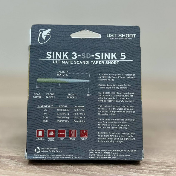 Рыболовная леска Scientific Anglers UST Short St-9/10-S3/S5 Sink 3-CD-Sink 5 125420 в Великом Новгороде