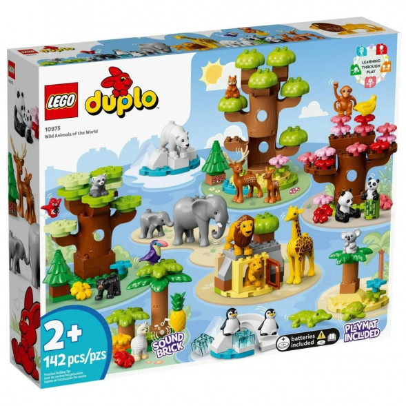 Конструктор LEGO DUPLO 10975 Дикие животные мира в Великом Новгороде